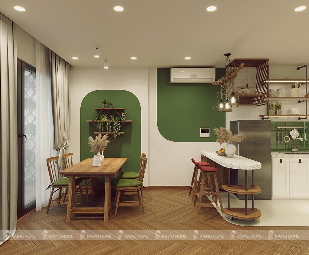 thiết kế nội thất căn hộ chung cư phong cách Nhật Bản
